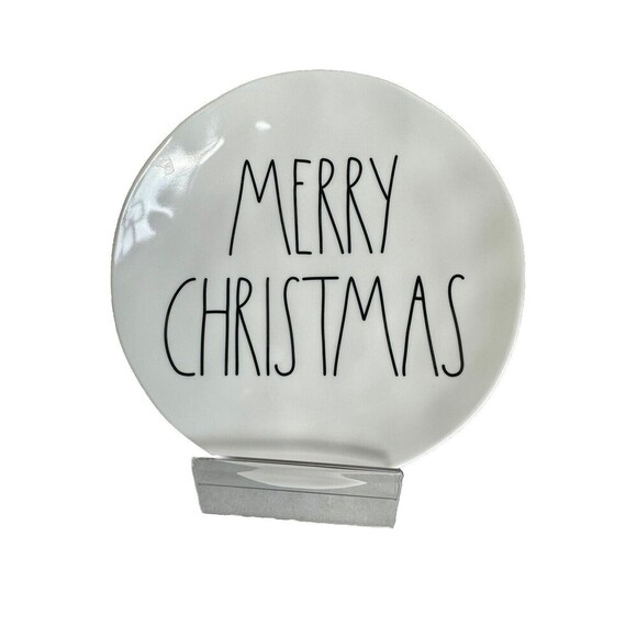 Rae Dunn New Melamine Plate Cup Merry Xmas Cheer Tumbler Set - Picture 7 of 8